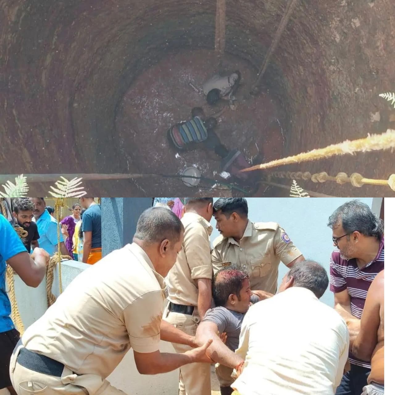 ಬಾವಿಯಲ್ಲಿ ಸಿಲುಕಿದ್ದ ಮೂವರ ಜೀವ ರಕ್ಷಿಸಿದ ಕಾರ್ಕಳ ಅಗ್ನಿಶಾಮಕ ದಳ